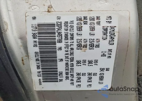 2004 Chrysler Town & Country Limited z USA, uszkodzony, nr VIN 2C8GP64L04R577090